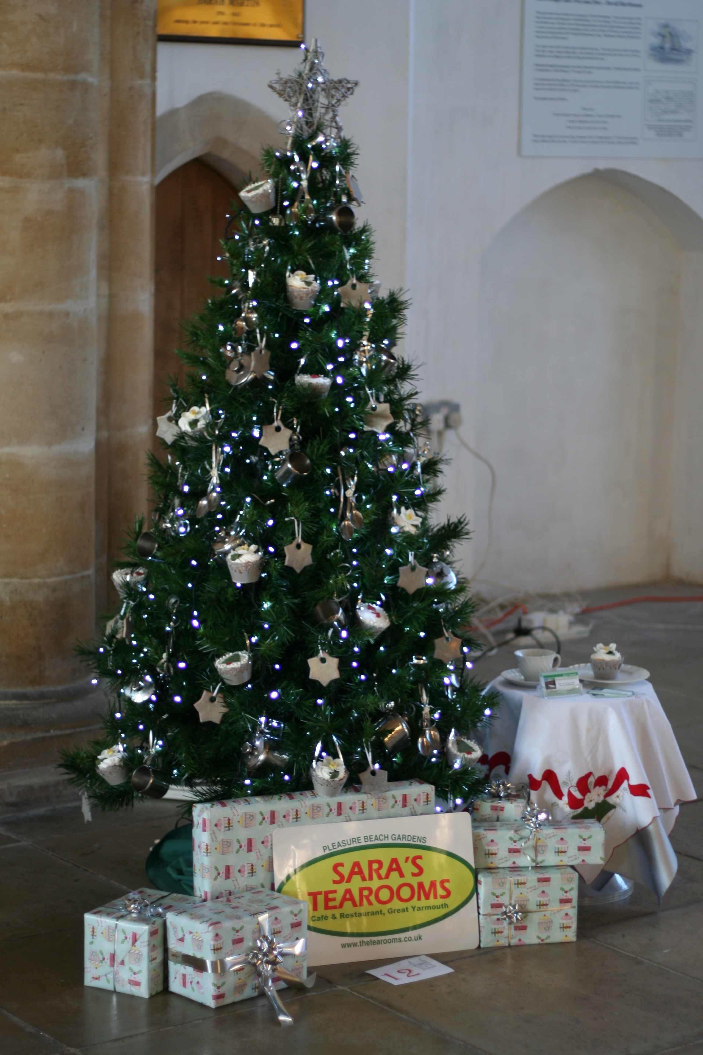 See our themed Christmas Tree at the St Nicholas Church Xmas Tree Festival
